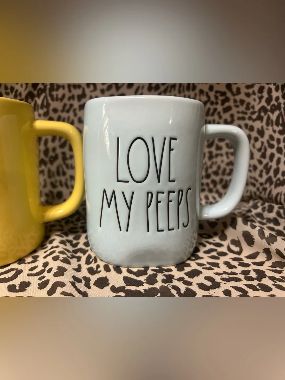 Rae Dunn Ceramic Mugs “Peep Peep” and “ Love my Peeps”